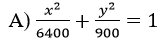 A semi-elliptical arc over a tunnel for a road through a mountain has a major axis of length 80 meters and a height of 30 meters at the center. What is the equation of the semi-elliptical arc over the tunnel, if the center is considered as the origin?