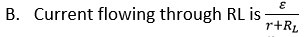 Which of the following is not correct about the circuit shown below?