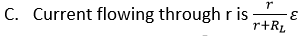 Which of the following is not correct about the circuit shown below?