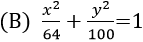A man running a race-course noted that the sum of the distance from the two flag posts from him is always 10 meters and the distance between the flag post is 8 meters. What is the equation of the path traced by the man?