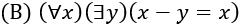 Let U = ℕ (the set of natural numbers) be the universe. Which one of the following proposition is true?