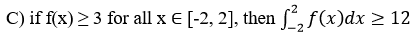 If f and g are continuous on ℜ and a, b ∈ R, which one of the following is necessarily true?
