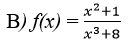 Which one of the following functions has NO vertical asymptote?