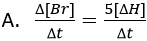 Which of the following expressions is correct for the rate of reaction given below?