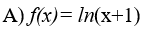 Which one of the following functions has NO vertical asymptote?